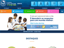 Tablet Screenshot of colegioanglomorumbi.com.br